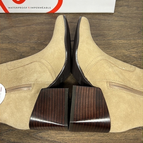 BLONDO Salome Suede Ankle Boots Taupe Sz 6.5 NIB - Picture 6 of 10